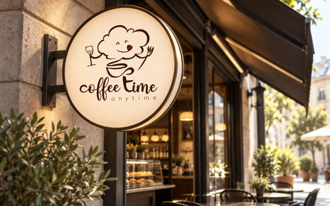 Logo e insegna per Coffe Time