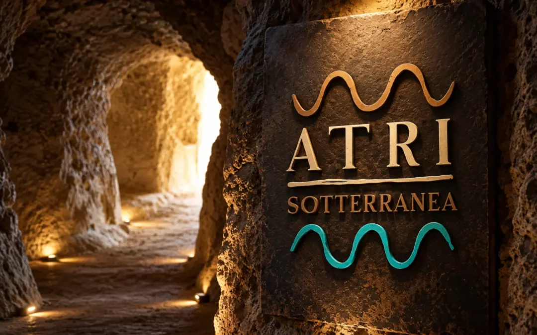 Logo e visual identity per Atri Sotterranea