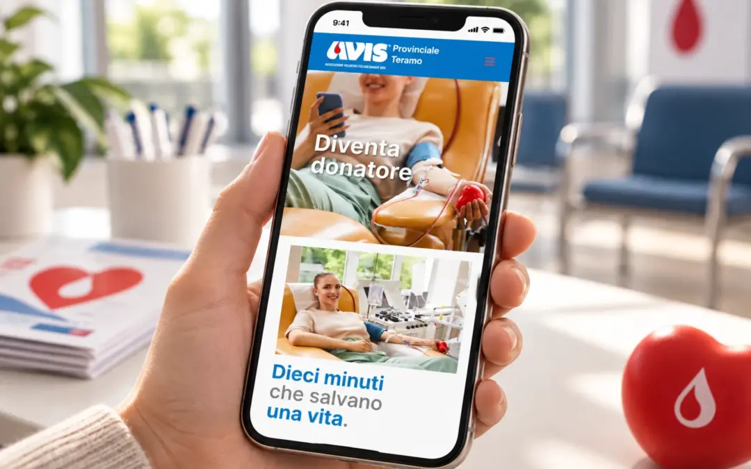 Sito web per Avis Provinciale Teramo