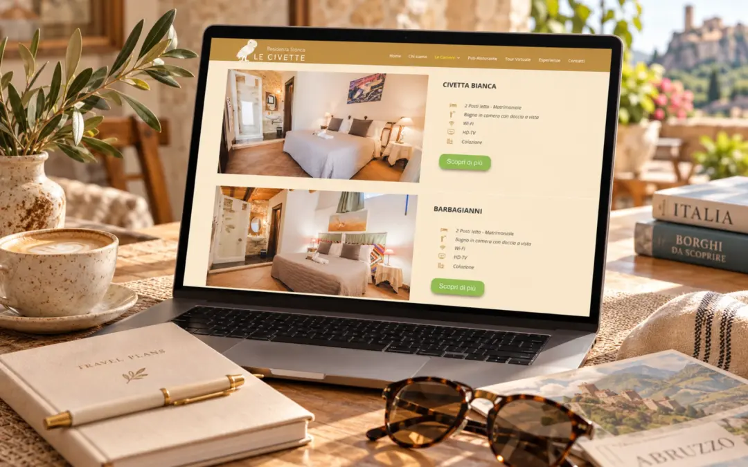 Sito web per B&B Le Civette