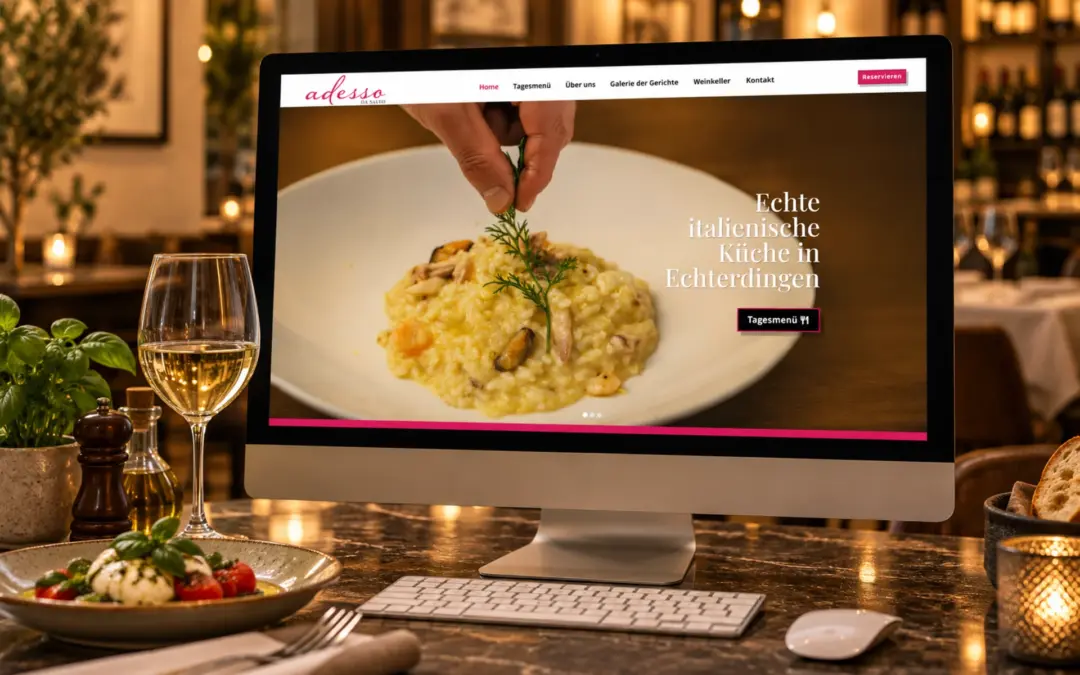 Sito web per ristorante italiano in Germania